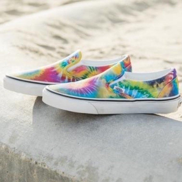 Vans Shoes - Tie Dye Slip On Vans